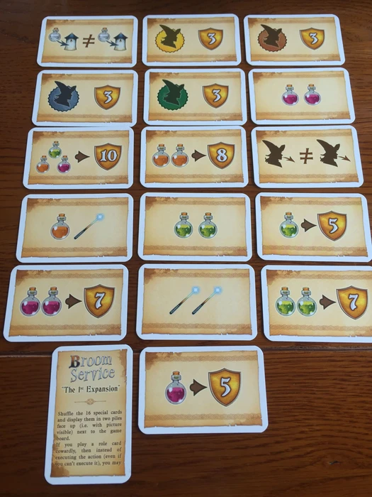 Cover image of Broom Service: The 1st Expansion board game