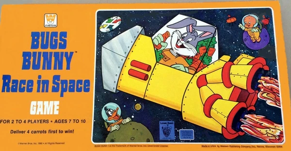 Cover image of Bugs Bunny Race in Space Game board game
