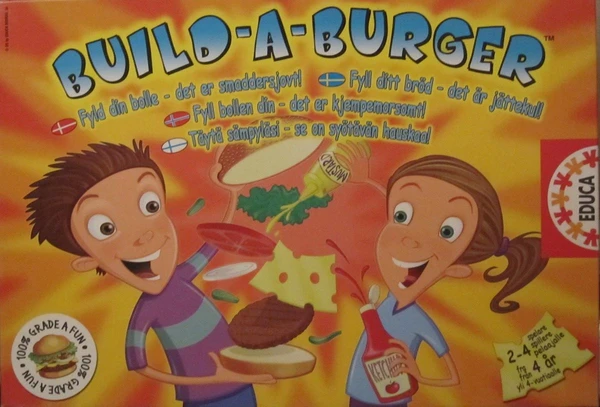 Cover image of Build-A-Burger board game