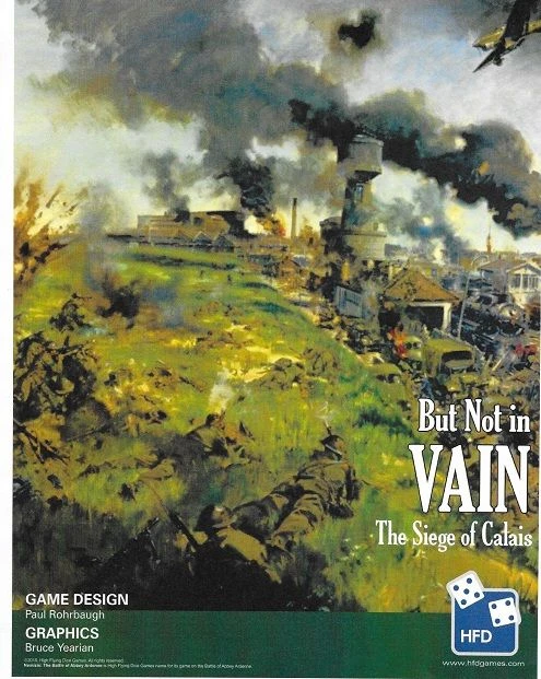 Cover image of But Not In Vain: The Battle for Calais, May 1940 board game