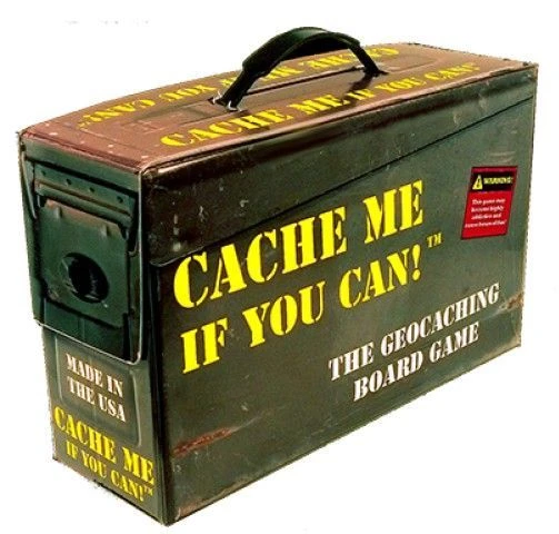 Cover image of Cache Me If You Can!: The Geocaching Board Game board game