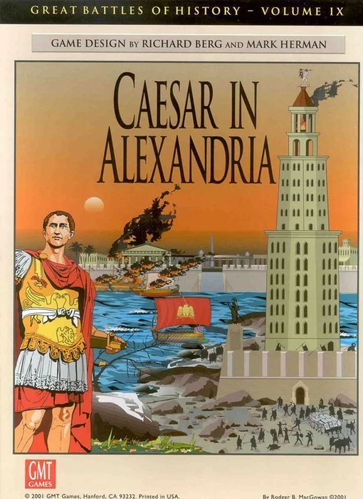 Cover image of Caesar in Alexandria board game