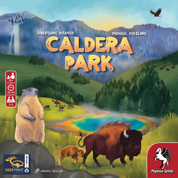 Cover image of Caldera Park board game