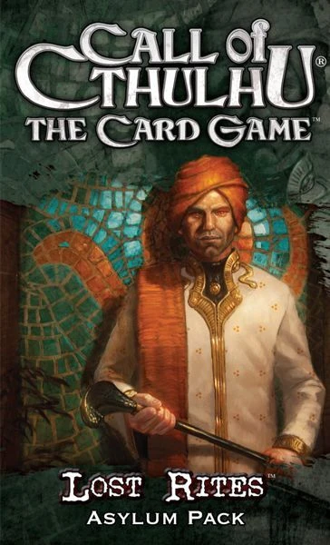 Cover image of Call of Cthulhu: The Card Game – Lost Rites Asylum Pack board game