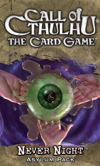 Cover image of Call of Cthulhu: The Card Game – Never Night  Asylum Pack board game