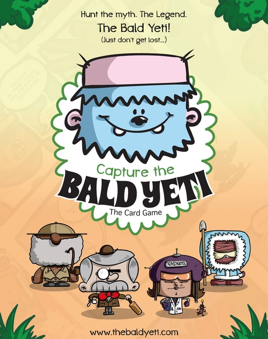 Cover image of Capture the Bald Yeti: The Card Game board game