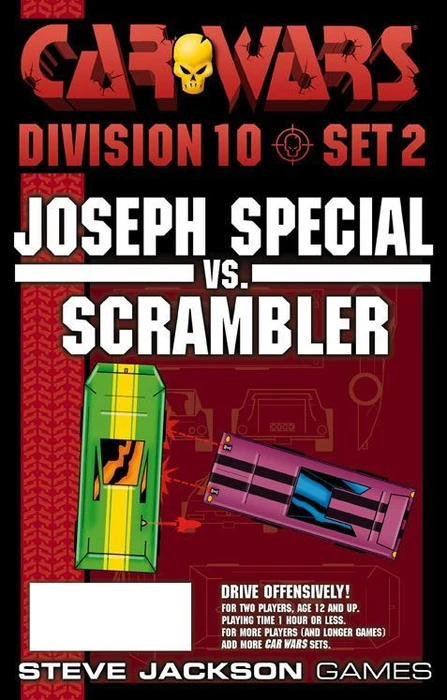 Cover image of Car Wars Fifth Edition Starter Set, Division 10 - Set 2 board game