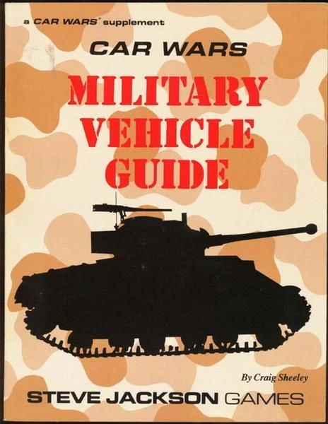 Cover image of Car Wars Supplement, Military Vehicle Guide board game