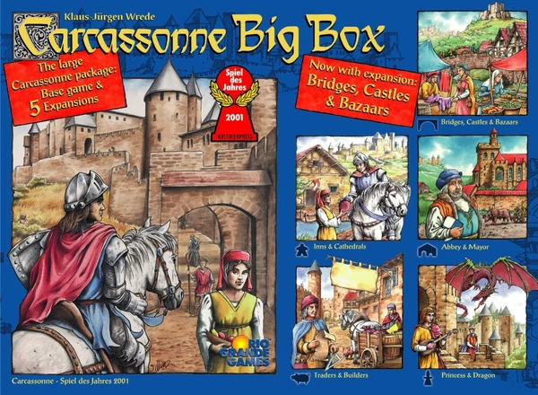 Cover image of Carcassonne Big Box 3 board game