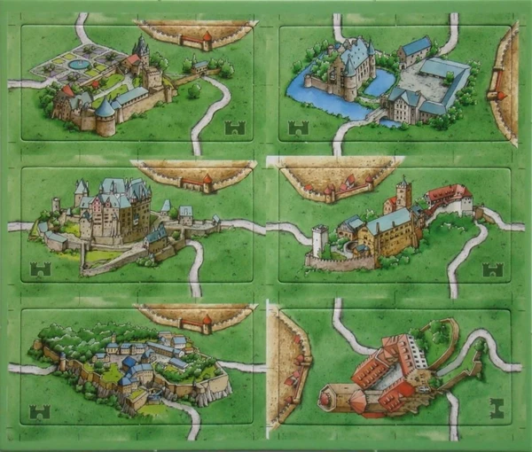 Cover image of Carcassonne: Castles in Germany board game