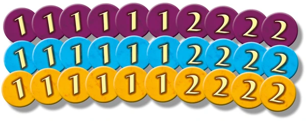 Cover image of Carcassonne Maps: Chips board game