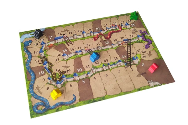 Cover image of Carcassonne: Snakes and Ladders board game
