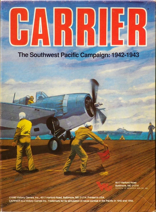 Cover image of Carrier: The Southwest Pacific Campaign – 1942-1943 board game