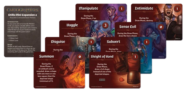 Cover image of Cartographers: Skills Mini Expansion 2 board game