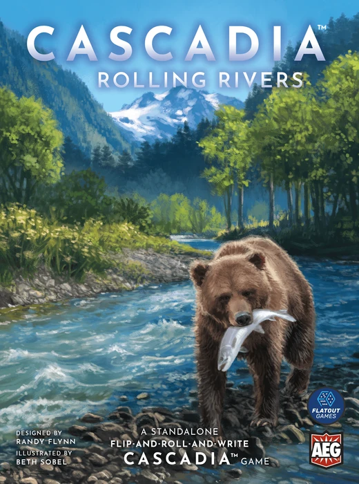 Cover image of Cascadia: Rolling Rivers board game