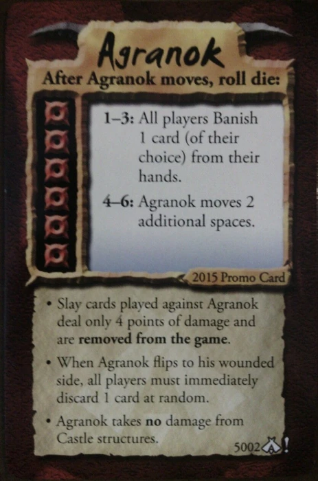 Cover image of Castle Panic: The Dark Titan – Level 6 Agranok Promo board game