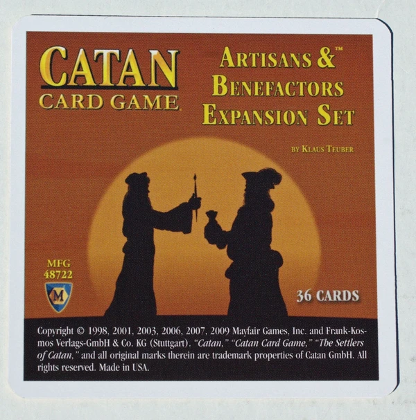 Cover image of Catan Card Game: Artisans & Benefactors board game