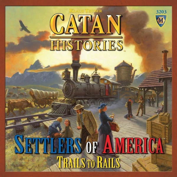 Cover image of Catan Histories: Settlers of America – Trails to Rails board game