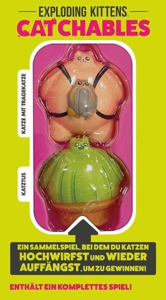 Cover image of Catchables: Cat Wearing A Cat & Catcus board game