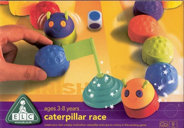 Cover image of Caterpillar Race board game