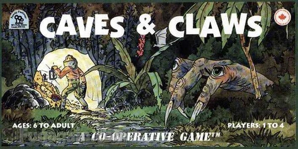 Cover image of Caves & Claws board game