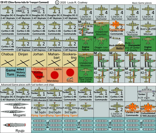 Cover image of CBI ATC:  China-Burma-India Air Transport Command board game