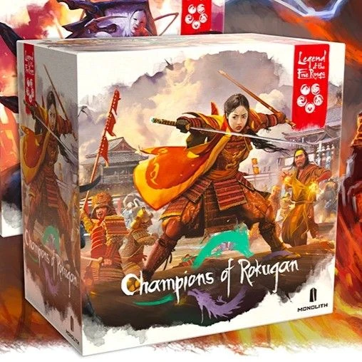 Cover image of Champions of Rokugan board game