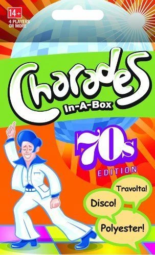 Cover image of Charades In-A-Box: 70s board game