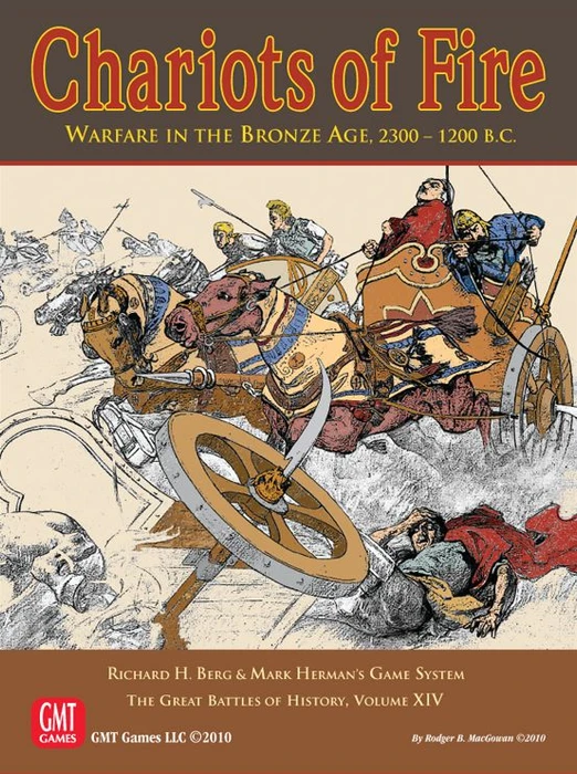 Cover image of Chariots of Fire: Warfare in the Bronze Age, 2300-1200 B.C. board game