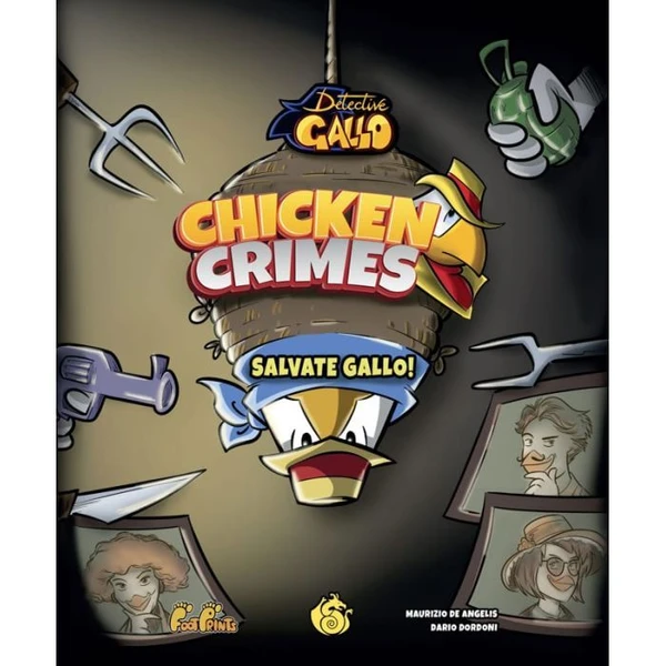 Cover image of Chicken Crimes: Salvate Gallo board game