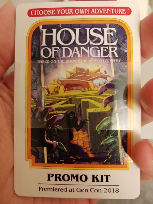 Cover image of Choose Your Own Adventure: House of Danger – Game Convention Promo Kit board game