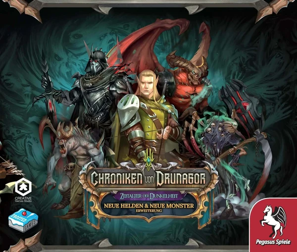 Cover image of Chroniken von Drunagor: Zeitalter der Dunkelheit – Neue Helden & Neue Monster board game