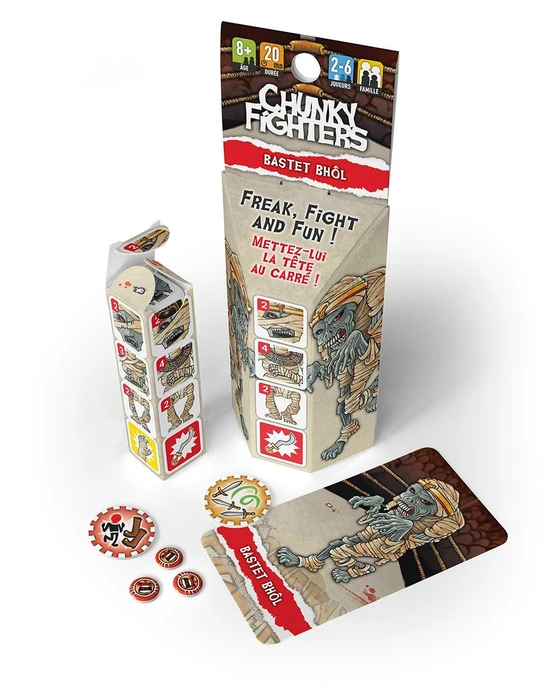 Cover image of Chunky Fighters: Bastet Bhôl board game