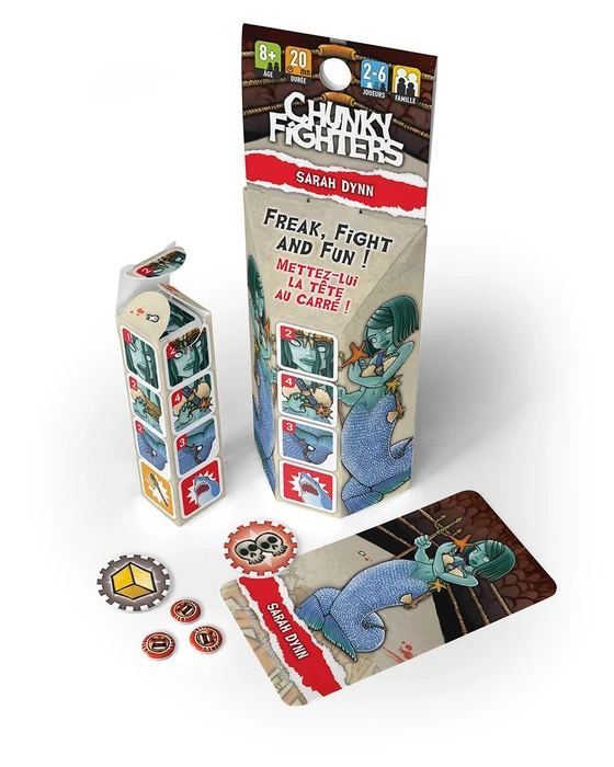 Cover image of Chunky Fighters: Sarah Dynn board game