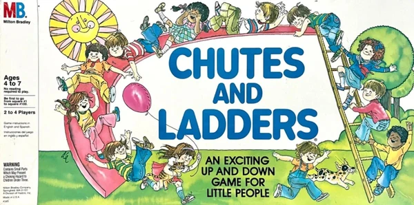 Cover image of Chutes and Ladders board game