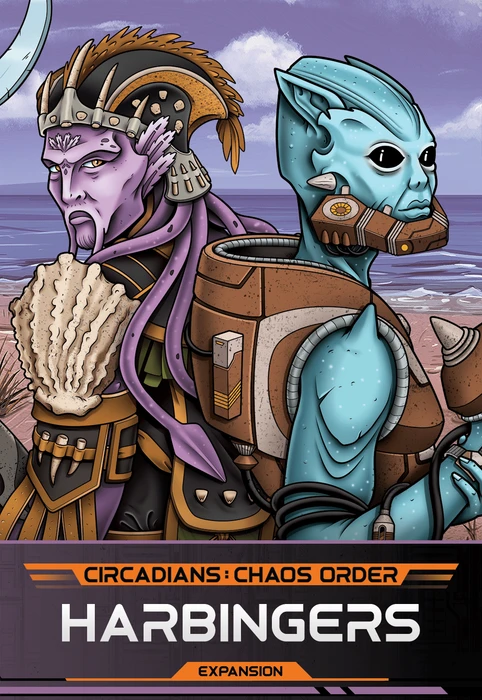 Cover image of Circadians: Chaos Order – Harbingers Expansion board game