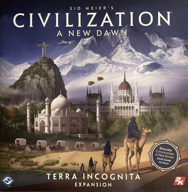 Cover image of Civilization: A New Dawn – Terra Incognita board game