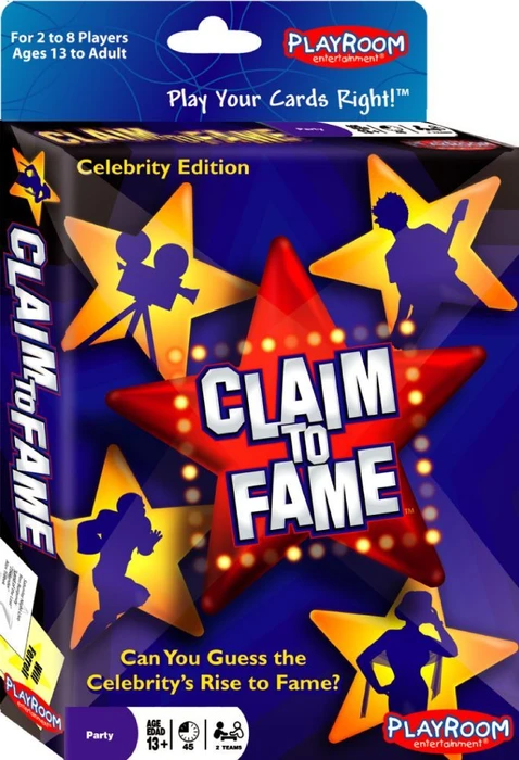 Cover image of Claim to Fame Travel Edition board game