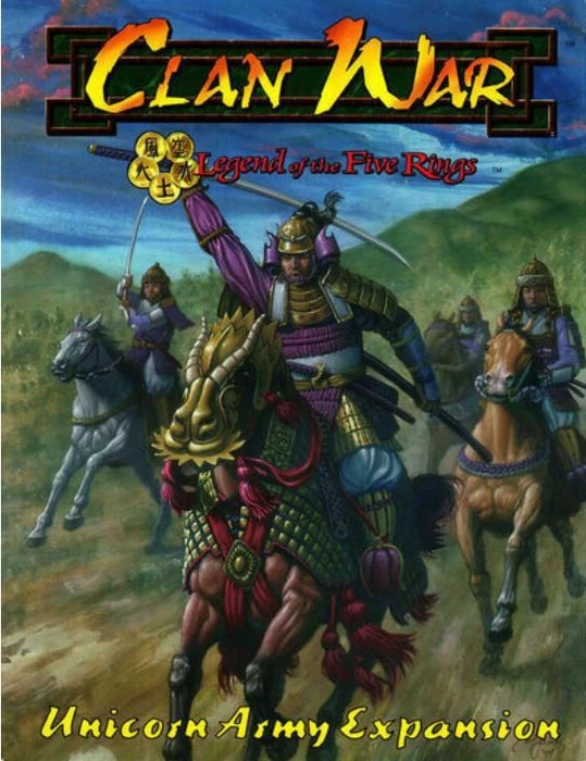 Cover image of Clan War: Unicorn Army Expansion board game
