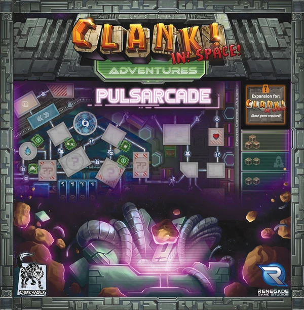 Cover image of Clank! In! Space! Adventures: Pulsarcade board game