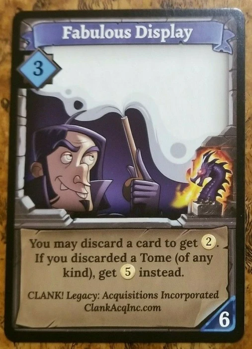 Cover image of Clank! Legacy: Fabulous Display Promo Card board game