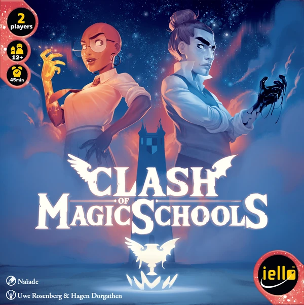 Cover image of Clash of Magic Schools board game