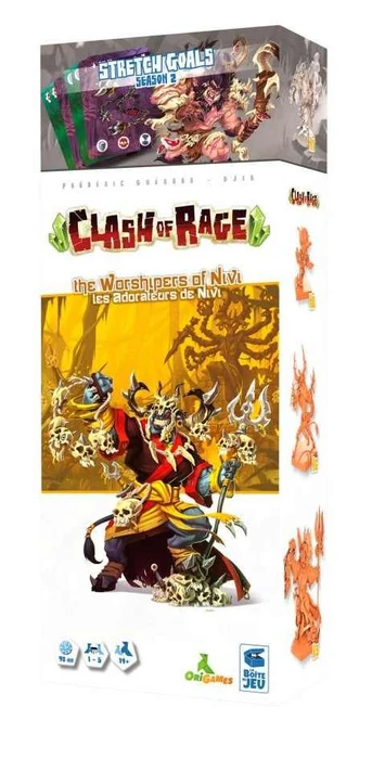 Cover image of Clash of Rage: The Worshippers of Nivi board game