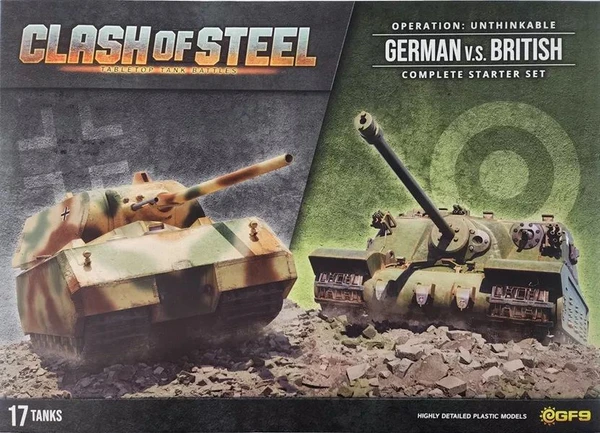 Cover image of Clash Of Steel: Operation Unthinkable – German vs British Complete Starter Set board game