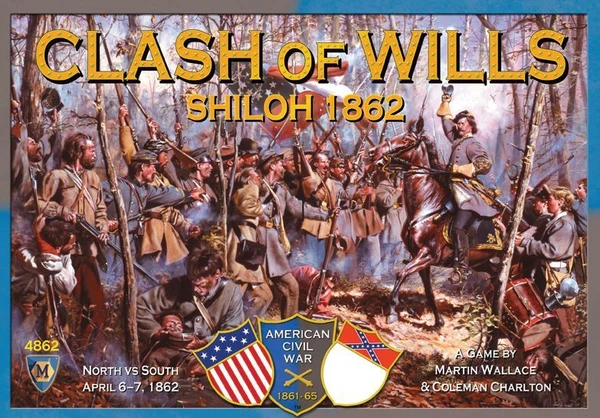 Cover image of Clash of Wills: Shiloh 1862 board game