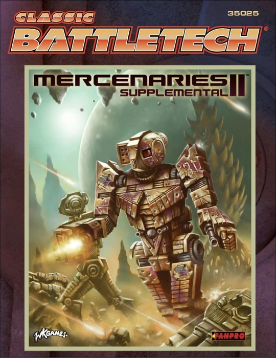 Cover image of Classic BattleTech: Mercenaries Supplemental II board game
