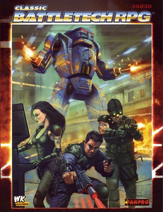 Cover image of Classic BattleTech RPG board game