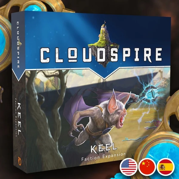 Cover image of Cloudspire: Keel – Faction Expansion board game