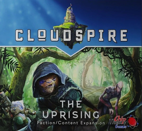 Cover image of Cloudspire: The Uprising – Faction/Content Expansion board game