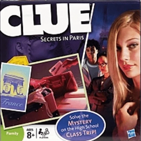 Cover image of Clue: Secrets in Paris board game